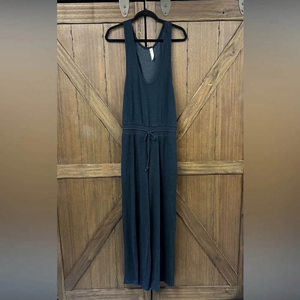 Daily Practice by Anthropologie Reflection Athleisure Jumpsuit Navy Size Medium - Picture 3 of 7